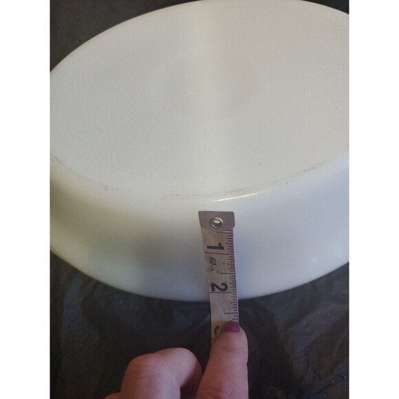 Glassbake Divided Milk Glass 1.5QT Casserole Baking Dish J-239 Vintage - Picture 12 of 14